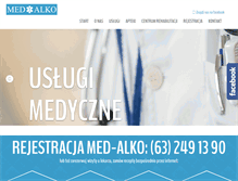 Tablet Screenshot of med-alko.pl